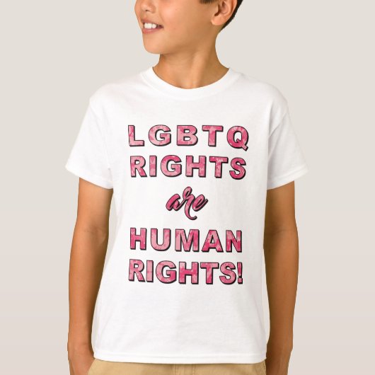 LGBTQ-RECHTE T-Shirt (Vorderseite)
