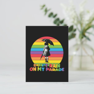 LGBTQ - Regen Sie nicht auf meiner Parade Postkarte