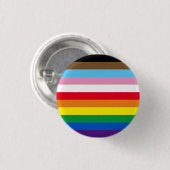Lgbtq Regenbogen 11 Streifen inklusive Gay Pride-F Button (Vorne & Hinten)