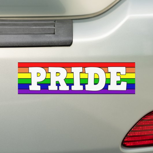 LGBTQ+-Regenbogen Autoaufkleber (Auf Auto)