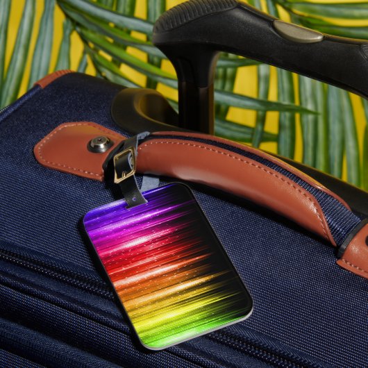 LGBTQ Regenbogen der Gay Pride Gepäckanhänger (Vorderseite Insitu 1)