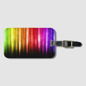 LGBTQ Regenbogen der Gay Pride Gepäckanhänger (Vorderseite (Horizontal))
