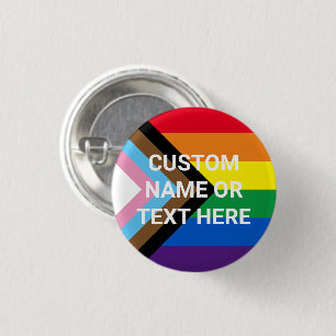 Lgbtq Regenbogen Inklusives Diversity Gay Flag ben Button