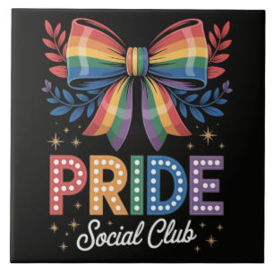LGBTQ-Regenbogen-Schleife Fliese