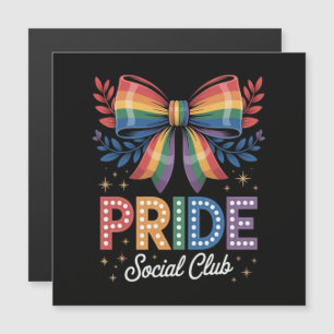 LGBTQ-Regenbogen-Schleife Magnetkarte