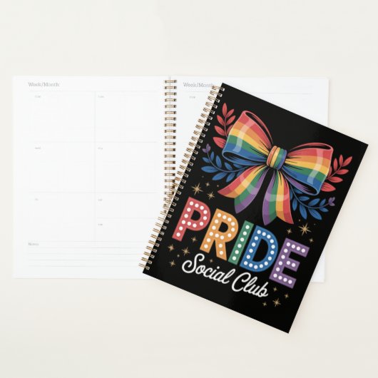 LGBTQ-Regenbogen-Schleife Planer (Anzeige)
