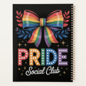 LGBTQ-Regenbogen-Schleife Planer (Rückseite)