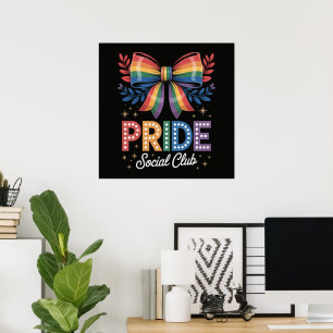 LGBTQ-Regenbogen-Schleife Poster