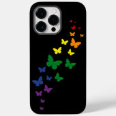 LGBTQ Regenbogen-Schmetterlingspfad Case-Mate iPhone Hülle (Rückseite)
