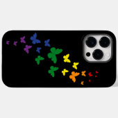 LGBTQ Regenbogen-Schmetterlingspfad Case-Mate iPhone Hülle (Rückseite (Horizontal))