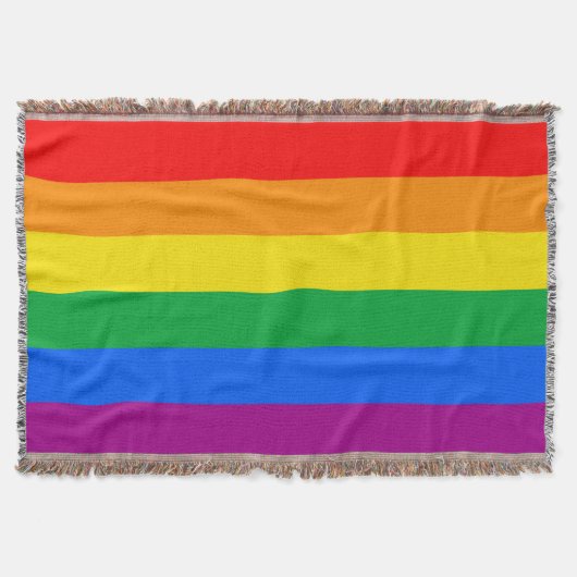 LGBTQ+-Regenbogenfarben Decke (Vorderseite)