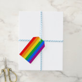 LGBTQ+-Regenbogenfarben Geschenkanhänger (Mit Garn)