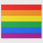 LGBTQ+-Regenbogenfarben Geschenkpapier (Flach)