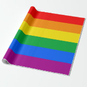 LGBTQ+-Regenbogenfarben Geschenkpapier (Ungerollt)