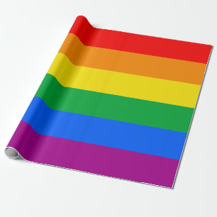 LGBTQ+-Regenbogenfarben Geschenkpapier