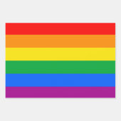 LGBTQ+-Regenbogenfarben Geschenkpapier Set (Vorderseite 3)