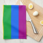 LGBTQ+-Regenbogenfarben Geschirrtuch (Viertel Falte)