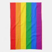 LGBTQ+-Regenbogenfarben Geschirrtuch (Vertikal)