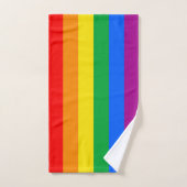 LGBTQ+-Regenbogenfarben Handtuch (Handtuch)