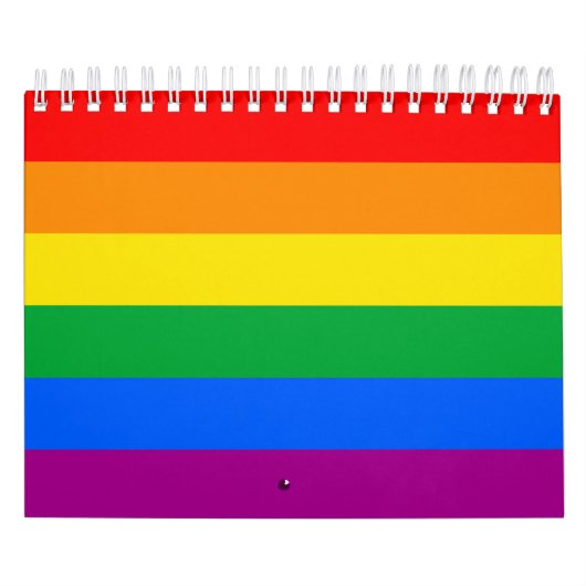 LGBTQ+-Regenbogenfarben Kalender (Titelbild)