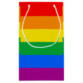 LGBTQ+-Regenbogenfarben Kleine Geschenktüte (Rückseite)