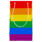 LGBTQ+-Regenbogenfarben Kleine Geschenktüte (Vorderseite)