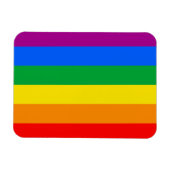 LGBTQ+-Regenbogenfarben Magnet (Horizontal)