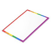 LGBTQ+-Regenbogenfarben Notizblock (angewinkelt)