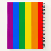 LGBTQ+-Regenbogenfarben Notizblock (Rückseite)