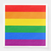 LGBTQ+-Regenbogenfarben Serviette (Vorderseite)