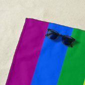 LGBTQ+-Regenbogenfarben Strandtuch (Beispiel)