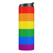 LGBTQ+-Regenbogenfarben Thermosbecher (Nach links gedreht)