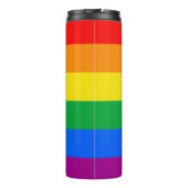 LGBTQ+-Regenbogenfarben Thermosbecher (Rückseite)