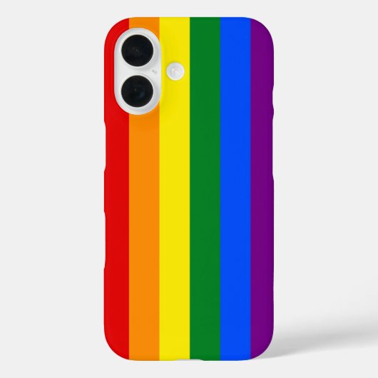 LGBTQ+-Regenbogenfarbenstreifen für den Monat der  Case-Mate iPhone Hülle (Rückseite)