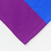 LGBTQ+-Regenbogenfarbenstreifen für den Monat der  Fleecedecke (Ecke)