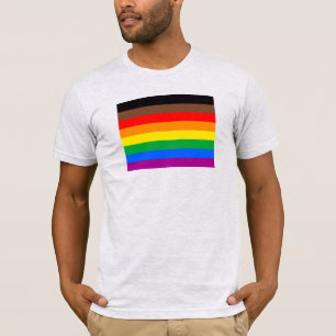 LGBTQ-Regenbogenflagge (8 Streifen) T-Shirt