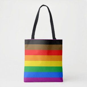 LGBTQ-Regenbogenflagge (8 Streifen) Tasche