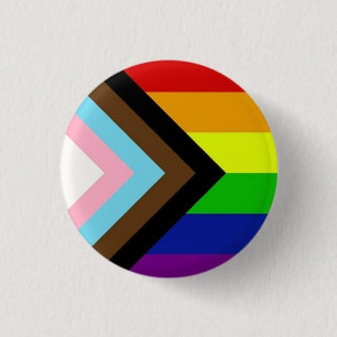 LGBTQ-Regenbogenflagge Button