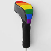 LGBTQ+-Regenbogenflagge für den Golf von Pride Mon Golf Headcover (angewinkelt)