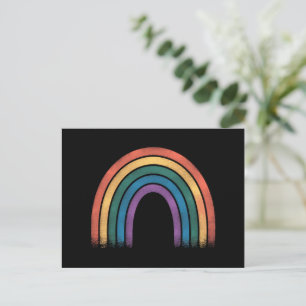LGBTQ-Regenbogenflagge Gay Pride LGBT-Bewusstsein  Postkarte