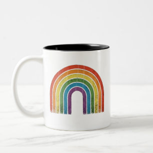 LGBTQ-Regenbogenflagge Gay Pride LGBT-Bewusstsein  Zweifarbige Tasse