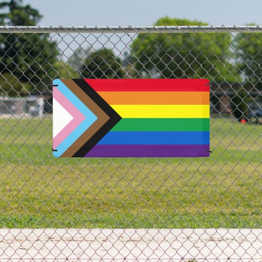 Lgbtq Regenbogenflagge inklusive Diversity Gay Pri Banner (InSitu)