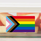 Lgbtq Regenbogenflagge inklusive Diversity Gay Pri Etiketten (Befestigt)