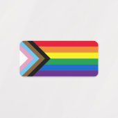 Lgbtq Regenbogenflagge inklusive Diversity Gay Pri Etiketten (Design 1)