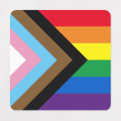 Lgbtq Regenbogenflagge inklusive Diversity Gay Pri Etiketten (Design 1)