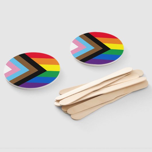 Lgbtq Regenbogenflagge inklusive Diversity Gay Pri Fächer (Non-assembled)