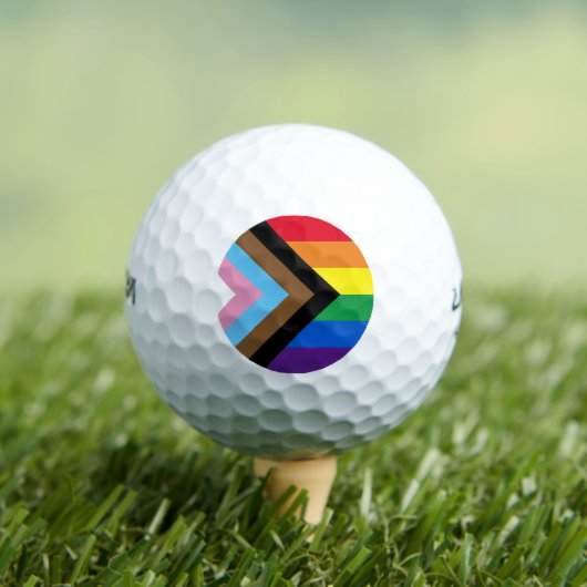 Lgbtq Regenbogenflagge inklusive Diversity Gay Pri Golfball (Insitu T-Shirt)