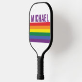 LGBTQ-Regenbogenflagge Pickleball Schläger (Links)