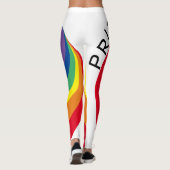 LGBTQ-Regenbogenforelle Leggings (Rückseite)