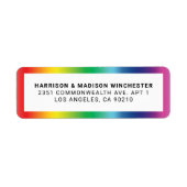 Lgbtq Regenbogengradientenadresse Gay Pride (Vorne)